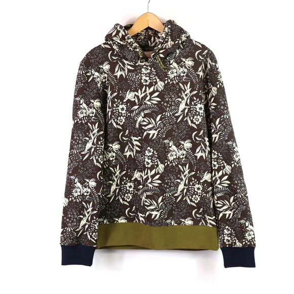 NWT Scotch & Soda Floral and Bird Hoodie Large - Picture 1 of 6